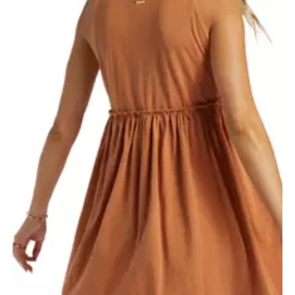 Billabong Women's Mini Dress in Rust Orange. NWT - Picture 4 of 9